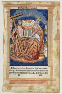 CL 22719A La Trinité, de Feuillets de Psaumes - French School